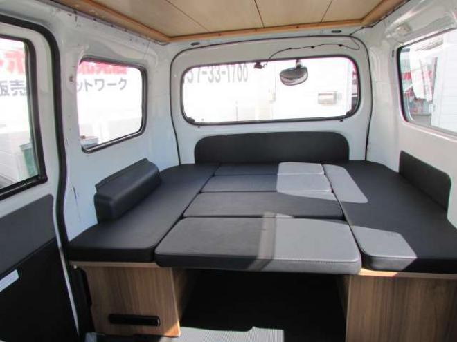 タウンエースバン1.5 GL 4WD　5速MT/ドライブレコーダー/社外ナビ/フルセグTV/ブルートゥースオーディオ/ベッドキット/キーレス/両側スライドドア/リヤフォグ 1500