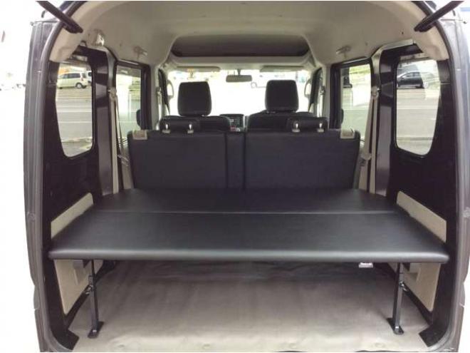エブリイジョイン ハイルーフ 5AGS車 4WD　パートタイム4WD　キーレス　リアヒーター　フルセグTV　7インチメモリナビ　ベッドキッド　電動格納ミラー　社外タコメーター　DVD/CD　AUX　Bluetooth　 ハイルーフ　アルミホイール 660