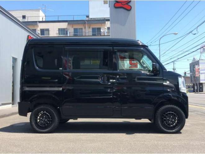 エブリイジョイン ハイルーフ 5AGS車 4WD　パートタイム4WD　キーレス　リアヒーター　フルセグTV　7インチメモリナビ　ベッドキッド　電動格納ミラー　社外タコメーター　DVD/CD　AUX　Bluetooth　 ハイルーフ　アルミホイール 660