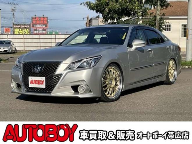 クラウンアスリート 3.5 S　SSR製20インチアルミホイール　ファイナルコネクション製新品車高調　純正ナビTV　バックカメラ　レーダークルーズコントロール　ETC　パドルシフト　パワーシート　前後ドラレコ 2WD 3500