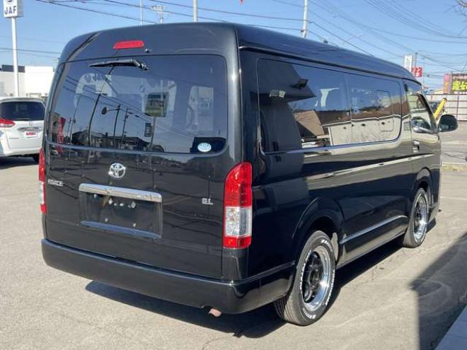 ハイエース2.7 GL ロング ミドルルーフ 4WD　社外メモリーナビTV　バックカメラ　ワークエクストラップ17インチアルミ　415コブラフロントスポイラー　パワースライドドア　LEDヘッドライト　Wエアバック　スマートキー　リアヒーター&クーラー 2700