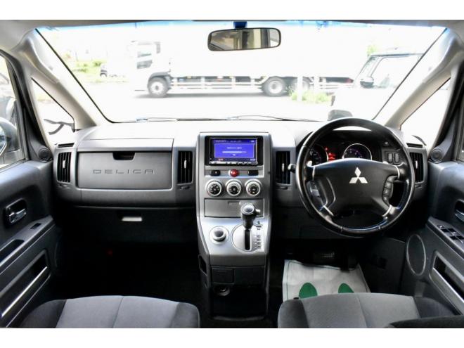 デリカD:5 　４ＷＤ　Gパワー　本州仕入　サンドベージュ　社外アルミ／タイヤ　社外ナビ／フリップダウンモニター　ＥＴＣ
