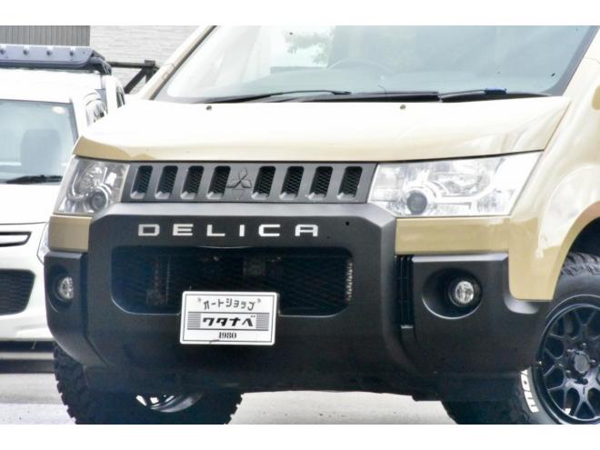 デリカD:5 　４ＷＤ　Gパワー　本州仕入　サンドベージュ　社外アルミ／タイヤ　社外ナビ／フリップダウンモニター　ＥＴＣ