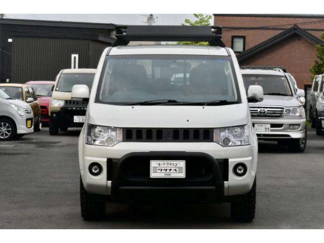 デリカDパワーパッケージ　４ＷＤ　前期/最終型　フロントガード　キャリア　リアラダー　サイドステップ　新品タイヤ／アルミ