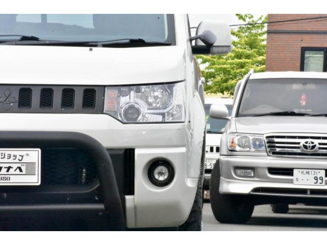デリカDパワーパッケージ　４ＷＤ　前期/最終型　フロントガード　キャリア　リアラダー　サイドステップ　新品タイヤ／アルミ
