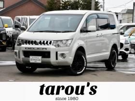 デリカ　Dパワーパッケージ　４ＷＤ　本州仕入　前期／最終型　新品１６インチアルミ／タイヤ　社外ナビ／バックカメラ　ディーラー点検　エンジンマウント交換付