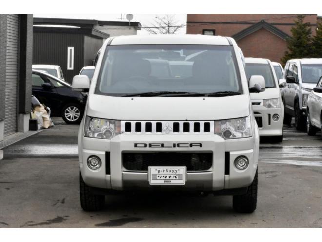 デリカDパワーパッケージ　４ＷＤ　本州仕入　前期／最終型　新品１６インチアルミ／タイヤ　社外ナビ／バックカメラ　ディーラー点検　エンジンマウント交換付