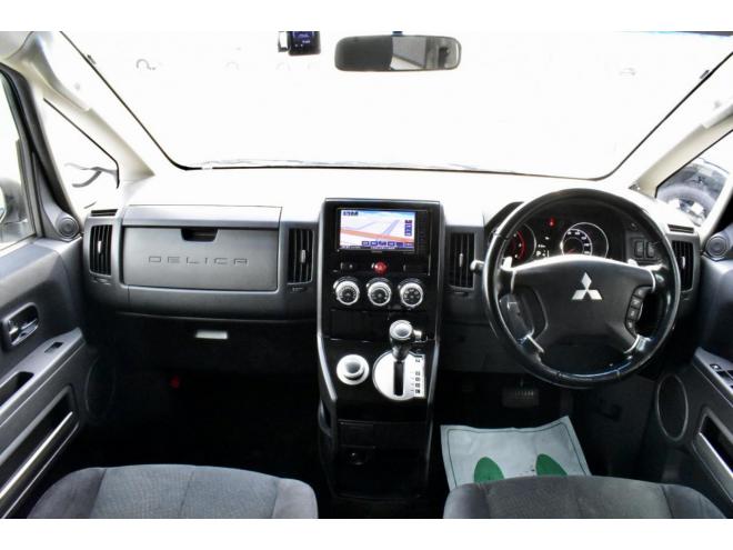 デリカDパワーパッケージ　４ＷＤ　本州仕入　前期／最終型　新品１６インチアルミ／タイヤ　社外ナビ／バックカメラ　ディーラー点検　エンジンマウント交換付
