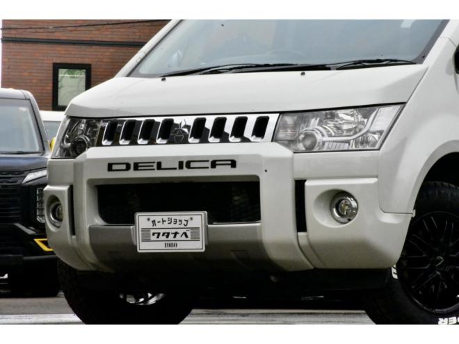 デリカDパワーパッケージ　４ＷＤ　本州仕入　前期／最終型　新品１６インチアルミ／タイヤ　社外ナビ／バックカメラ　ディーラー点検　エンジンマウント交換付