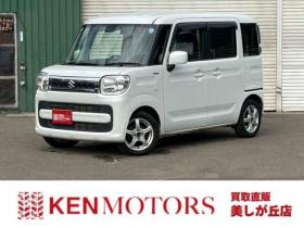 スペーシア　ハイブリッド X 4WD　レーダーブレーキサポート　両側パワスライドドア　社外ナビ　地デジ　シートヒーター社外エンジンスターター 660