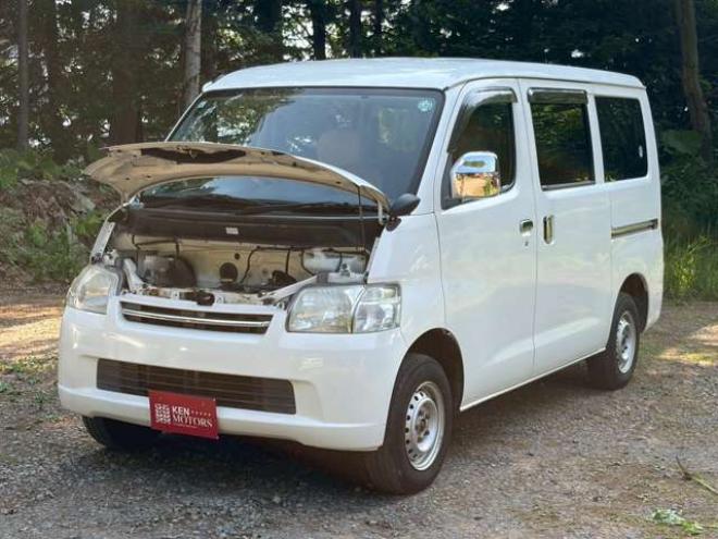 ライトエースバン1.5 DX 4WD　ワンオーナー　パワステ　両側スライドドア　寒冷地仕様　ナビ　ABS　エアコン 1500