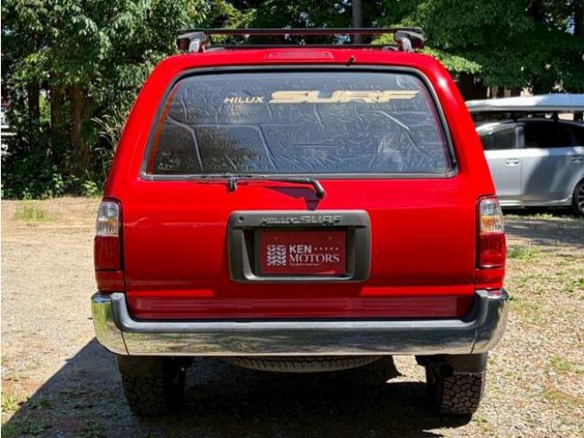ハイラックスサーフ2.7 SSR-X 4WD　リフトアップ　全塗装済レッド　社外ナビ　ETC　パワステ　パワーウィンドウ　ABS　キーレスエントリー　ルーフレール　サンルーフ 2700