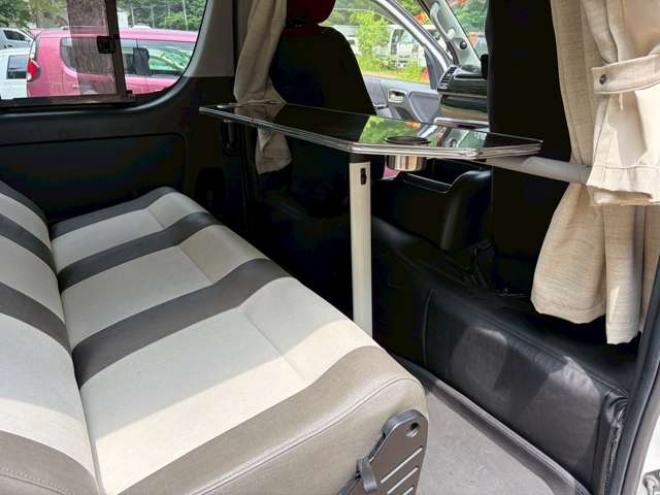 ハイエースバン2.7 スーパーGL プライムセレクション ワイド ロング ミドルルーフ 4WD　ベッドキット　ナビ　TV　バックカメラ　エアコン　ETC　パワステ　パワーウィンドウ　キーレスエントリー　両側スライドドア　盗難防止装置　障害物センサー 2700