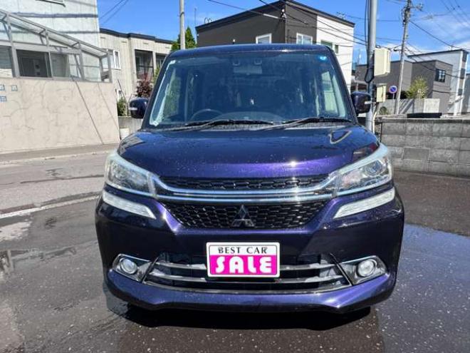 デリカD:2 1.2 カスタム ハイブリッド MV 4WD　4WD　両側ワンタッチパワースライドドア　ナビ　Bluetooth　ビルトインETC　プッシュスタート　衝突軽減ブレーキ　アイドリングストップ　レーンキープアシスト　横滑り防止装置　社外アルミホイール 1200