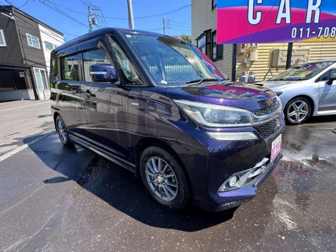 デリカD:2 1.2 カスタム ハイブリッド MV 4WD　4WD　両側ワンタッチパワースライドドア　ナビ　Bluetooth　ビルトインETC　プッシュスタート　衝突軽減ブレーキ　アイドリングストップ　レーンキープアシスト　横滑り防止装置　社外アルミホイール 1200