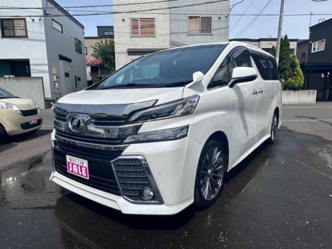 ヴェルファイア2.5 Z Aエディション 4WD　純正ナビ　Bluetooth　フルセグTV　バックカメラ　ETC　両側ワンタッチパワースライドドア　アイドリングストップ　横滑り防止装置　オートホールド　社外アルミホイール夏　オットマン　プッシュスタート 2500