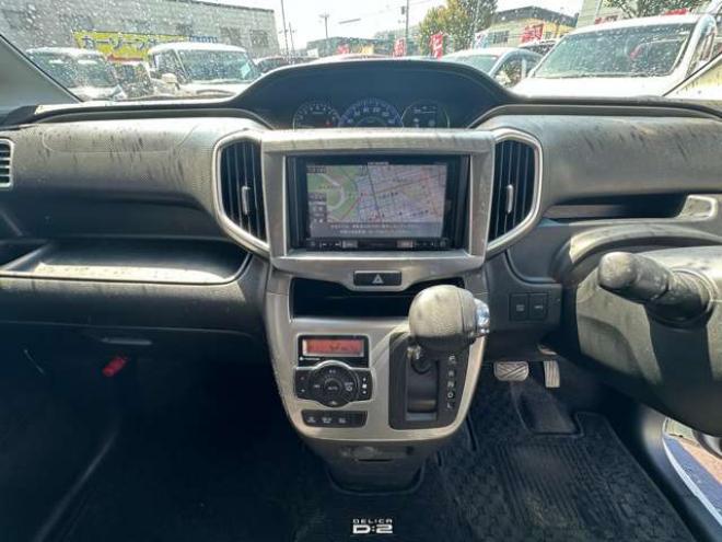 デリカD:2 1.2 ハイブリッド MZ 4WD　両側パワースライドドア　社外ナビ・TV　バックカメラ　横滑り防止装置　アイドリングストップ　衝突軽減ブレーキ　レーンキープアシスト　前席シートヒーター　社外アルミホイール冬　クルーズコントロール 1200