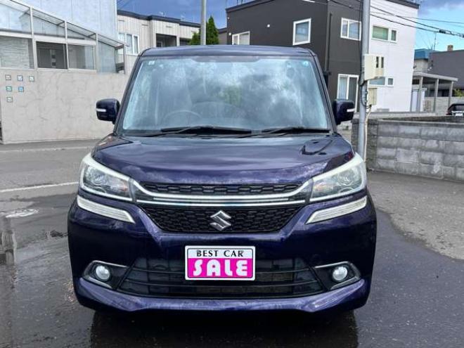 ソリオ1.2 バンディット ハイブリッド MV 4WD　片側パワースライドドア　アイドリングストップ　レーンキープアシスト　衝突軽減ブレーキ　横滑り防止装置　ETC　社外アルミホイール冬　前席シートヒーター 1200