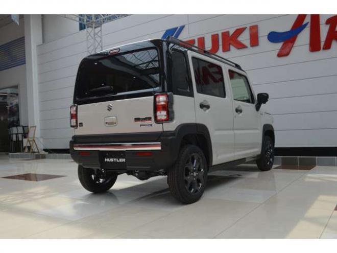 ハスラータフワイルドターボ 4WD　届出済未使用車ハイブリッド4WDターボセーフティサポート搭載スズキコネクト対応通信機装着車アダプティブクルーズコントロール全方位モニター付9インチナビTVバックカメラハイビームアシストLEDライト 登録済未使用車 660