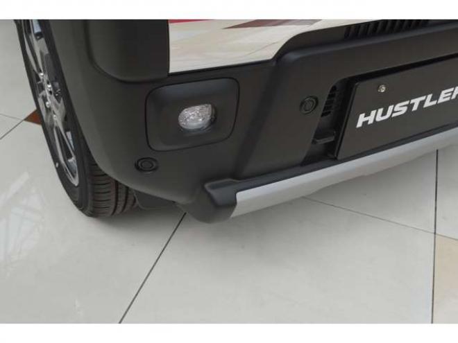 ハスラータフワイルドターボ 4WD　届出済未使用車ハイブリッド4WDターボセーフティサポート搭載スズキコネクト対応通信機装着車アダプティブクルーズコントロール全方位モニター付9インチナビTVバックカメラハイビームアシストLEDライト 登録済未使用車 660