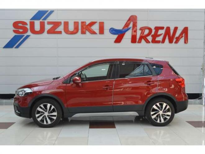 SX4S-CROSS 1.6 4WD　ALLGRIP4WD横滑り防止装置パドルシフトクルーズコントロール社外ナビTVバックカメラディスチャージヘッドライトシートヒータースマートキー 1600