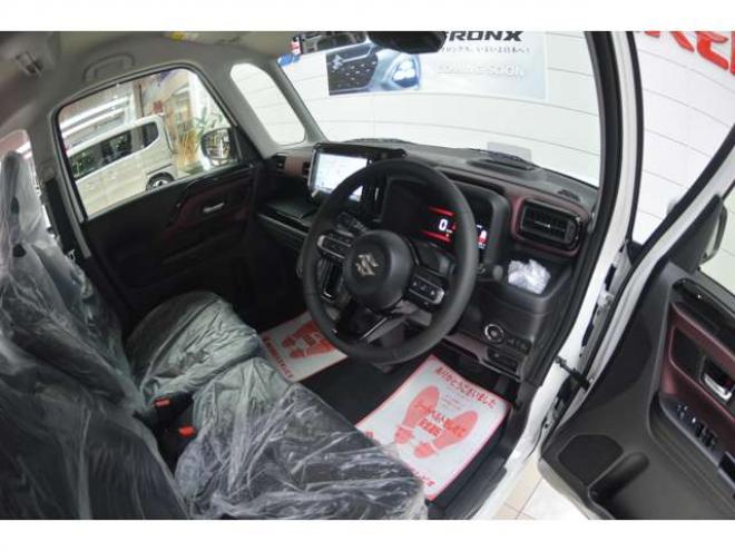 スペーシアカスタム ハイブリッド XS 4WD　ハイブリッド4WDセーフティサポート搭載スズキコネクト対応通信機装着車アダプティブクルーズコントロール全方位モニター付9インチナビ両側オートスライドドアLEDステアリングヒーターパーキングセンサー 登録済未使用車 660