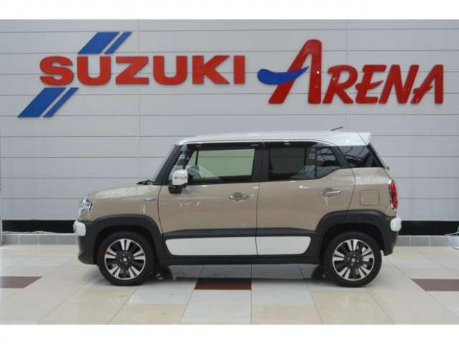 クロスビー1.0 ハイブリッド MZ 4WD　ワンオーナー車ハイブリッド4WDターボセーフティサポート搭載アダプティブクルーズコントロール全方位モニター8インチナビTVバックカメラ前後ドライブレコーダーETCハイビームアシストLEDライトパドルシフト 1000