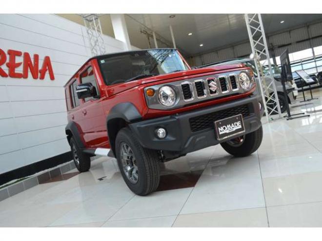 ジムニーノマド1.5 FC 4WD　登録済未使用車4WDセーフティサポート搭載デュアルカメラブレーキサポート後退時ブレーキサポート7インチワイドナビTVアダプティブクルーズコントロールハイビームアシストLEDライトシートヒーター 登録済未使用車 1500