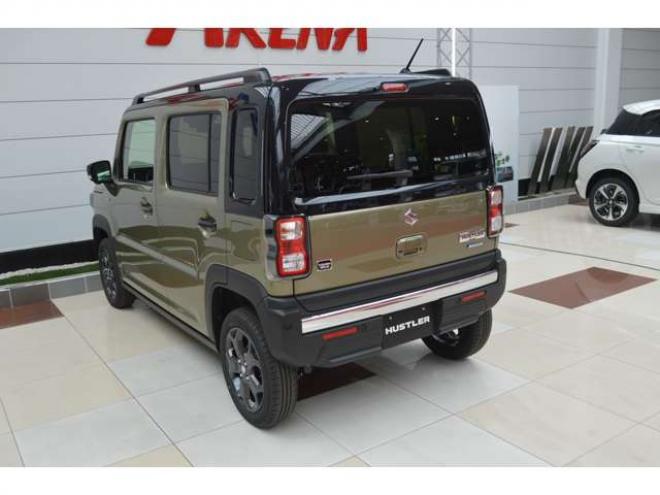 ハスラータフワイルド 4WD　届出済未使用車ハイブリッド4WDセーフティサポート搭載スズキコネクト対応通信機装着車アダプティブクルーズコントロール全方位モニター付9インチナビTVバックカメラハイビームアシストLEDライト 登録済未使用車 660