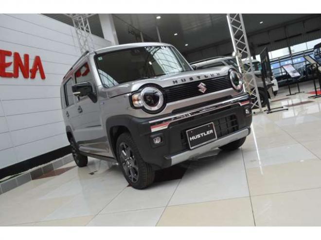ハスラータフワイルド 4WD　ワンオーナーハイブリッド4WDスズキコネクト対応通信機装着車セーフティサポート搭載アダプティブクルーズコントロール全方位モニター付9インチナビTVバックカメラパドルシフトハイビームアシストLEDライト 660