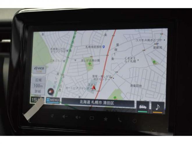 ソリオ1.2 バンディット ハイブリッド MV 4WD　登録済未使用車ハイブリッド4WDスズキコネクト対応通信機装着車セーフティサポート全方位モニター付9インチナビTVバックカメラアダプティブクルーズコントロール両側オートスライドドアLEDパーキングセンサー 登録済未使用車 1200