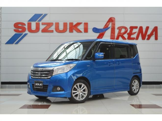 ソリオ1.2 ハイブリッド MZ 4WD　ワンオーナー車ハイブリッド4WDセーフティサポート搭載デュアルカメラブレーキサポート全方位モニター付ナビTVバックカメラ両側オートスライドドアETCクルーズコントロールシートヒーター 1200