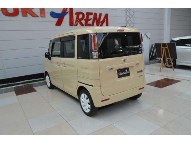 スペーシアハイブリッド X 4WD　ワンオーナー車ハイブリッド4WDアップグレードパッケージセーフティサポート全方位モニター付ナビTVバックカメラ両側オートスライドドアLEDライトETCヘッドアップディスプレイドライブレコーダー 660