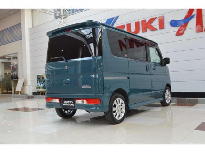 エブリイワゴン PZターボスペシャル 4WD　ワンオーナー車4WDターボセーフティサポート搭載アイドリングストップ横滑り防止装置8インチナビTVバックカメラ両側オートスライドドアオートステップリアパーキングセンサーハイビームアシストLED 660