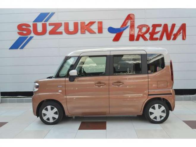 スペーシアハイブリッド X 4WD　ワンオーナーハイブリッド4WDセーフティサポート搭載7インチナビTV両側オートスライドドアハイビームアシストLEDライトアイドリングストップオットマンシートヒーター 660