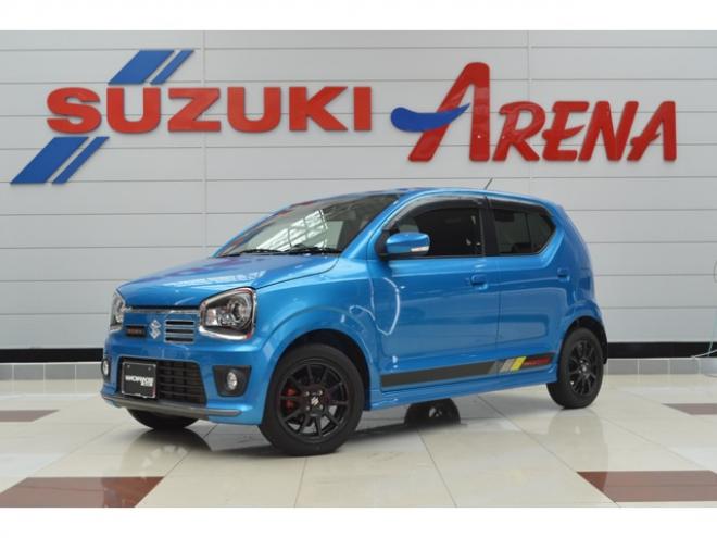 アルトF オートギヤシフト 4WD　ワンオーナー車4WDターボオートギアシフトセーフティサポート搭載車アイドリングストップ横滑り防止装置ハイビームアシストLEDライトRECAROシート純正ナビTVパドルシフト 660