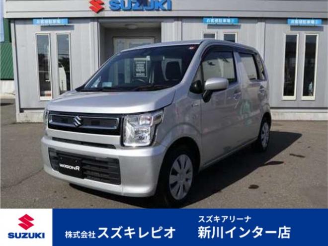 ワゴンRハイブリッド FX セーフティパッケージ装着車 4WD　ヘッドアップディスプレイ　車線逸警報機能　横滑り防止装置　アイドリングストップ　シートヒーター　純正エンジンスターター 660