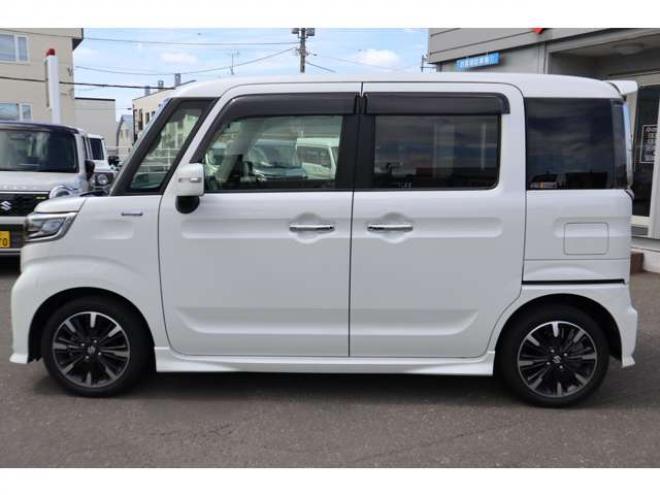 スペーシアカスタム ハイブリッド XS 4WD　純正フルセグナビ　バックカメラ　両側電動スライドドア　シートヒーター　オートライト　スリムサーキュレーター 660
