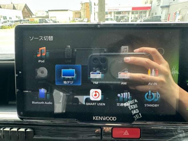 ハイエース2.7 GL ロング ミドルルーフ 4WD　プッシュスタート ETC パワースライドドア 前後ドラレコ 9インチナビ Bカメラ　フルセグTV DVD Bluetooth　フリップダウンモニター ベッドキット ワーク17AW　サブウーファー リアヒーター&クーラー 2700
