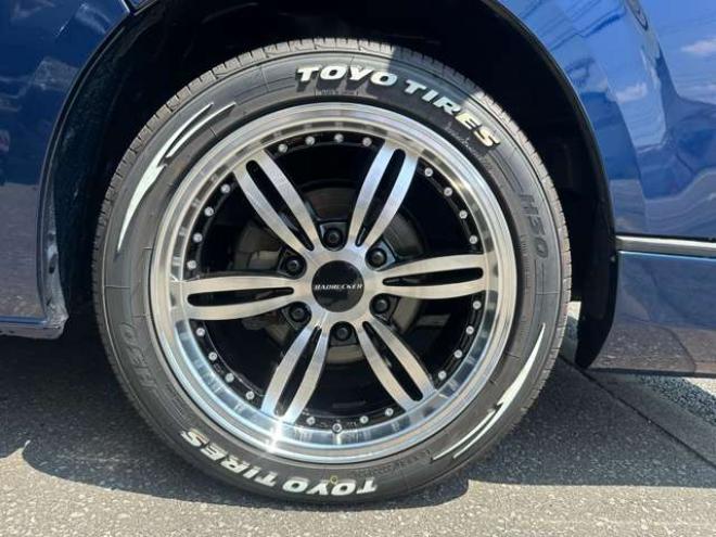 ハイエースバン2.8 DX ワイド スーパーロング ハイルーフ GLパッケージ ディーゼルターボ 4WD　2800ディーゼルターボ キーレス AC100V ベンチシート ETC 電動格納ミラー リアヒータークーラー BIGX11インチ Bカメラ　Bluetooth フルセグTV 純正エンスタ BADRUCKE18in　TOYO　H30ホワイトレター Fスポイラー 2800