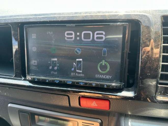 ハイエースバン2.7 スーパーGL ダークプライム ワイド ミドルルーフ ロングボディ 4WD　Pスタート スマートキー 両側スライドドア　OPLEDヘッドライト Fフォグ ハーフレザーシート 100V ベンチシート　ベッドキット リアクーラー ヒーター ステアリングスイッチ ディスプレイオーディオ　Bluetooth 2700