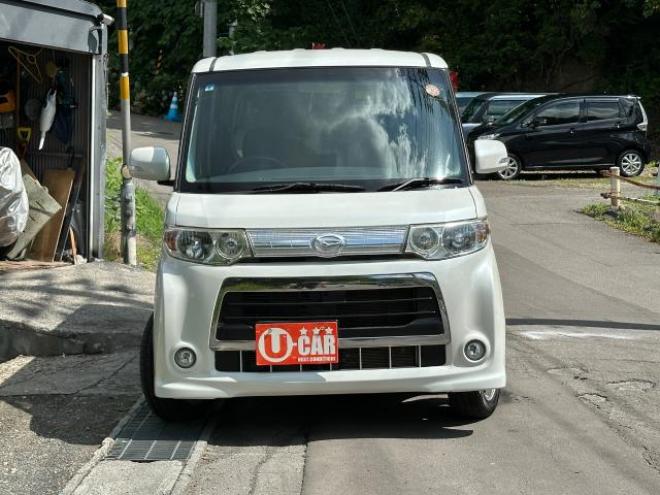 タントカスタム　X  4WD  タイミングチェーン車　バックカメラ　エンジンスターター　ナビテレビ　電動リモコンスライドドア 4WD 660 5Dr