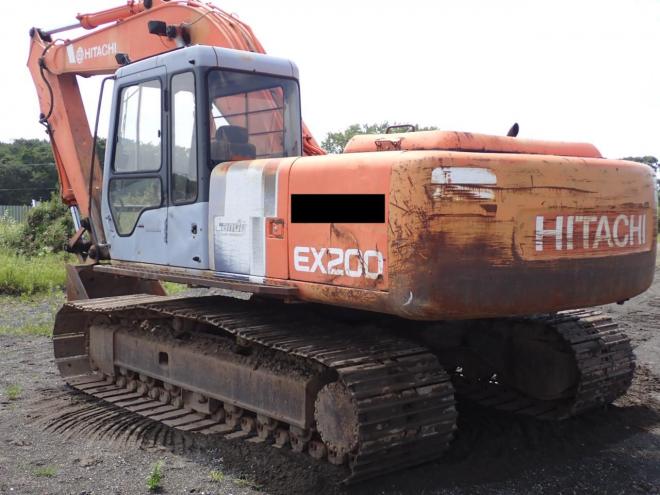 バックホーEX200-2　苫小牧ヤード