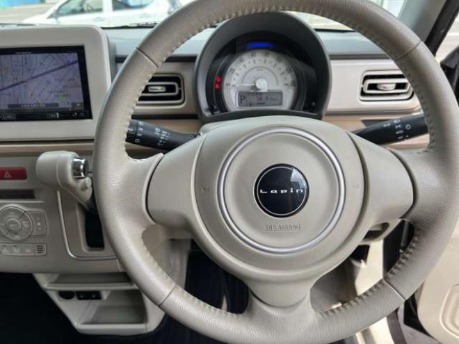 ラパンX 4WD　プッシュスタート・スマートキー・純正フルセグナビ・BT・バックカメラ・衝突軽減・横滑り防止・アイドリングストップ・オートエアコン・両席シートヒーター・ETC・HIDヘッドライト 660