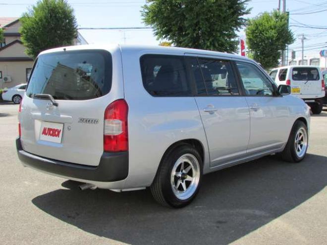 サクシードバン1.5 UL-X 4WD　TRDフロントスポイラー/ダウンサス/コーリン15インチアルミホイール/シートカバープリクラッシュセーフティー/社外ナビ/ワンセグTV/ブルートゥース/オートハイビーム/オートライト 1500