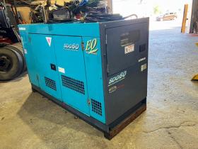 発電機　北越　中古　SDG60S　エアマンエンジン発電機　