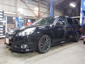 レガシィワゴン　2.5 i Bスポーツ アイサイト Gパッケージ 4WD　本州仕入・後期型・ナビ・TV・B/T・ハーフレザーシート・電動シート・スマートキー・プッシュスタート・クルコン・HID・ETC・フォグランプ・アイドリングストップ・パドルシフト 2500
