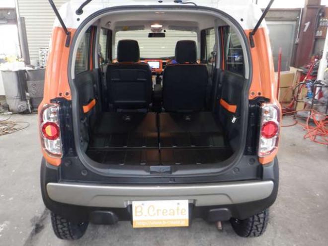 ハスラーG 4WD　本州仕入・後期型・ツートンカラー・ナビ・TV・B/T・リフトアップサス・R/Tタイヤ・衝突軽減・HID・スマートキー・プッシュスタート・ETC 660
