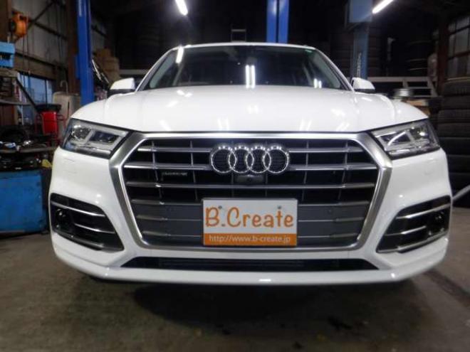 アウディQ5 2.0 TFSI クワトロ スポーツ ラグジュアリーパッケージ 4WD　本州仕入・Sライン・エクステリアパッケージ・ナビ・TV・B/T・全方位カメラ・革シート・電動シート・電動リアゲート・シートヒーター・LEDヘッドライト・バーチャルコックピット・ETC・ACC・ルーフレール 2000
