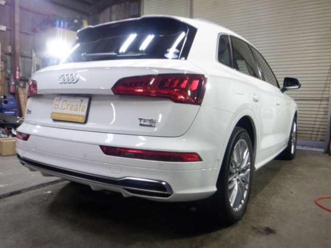 アウディQ5 2.0 TFSI クワトロ スポーツ ラグジュアリーパッケージ 4WD　本州仕入・Sライン・エクステリアパッケージ・ナビ・TV・B/T・全方位カメラ・革シート・電動シート・電動リアゲート・シートヒーター・LEDヘッドライト・バーチャルコックピット・ETC・ACC・ルーフレール 2000